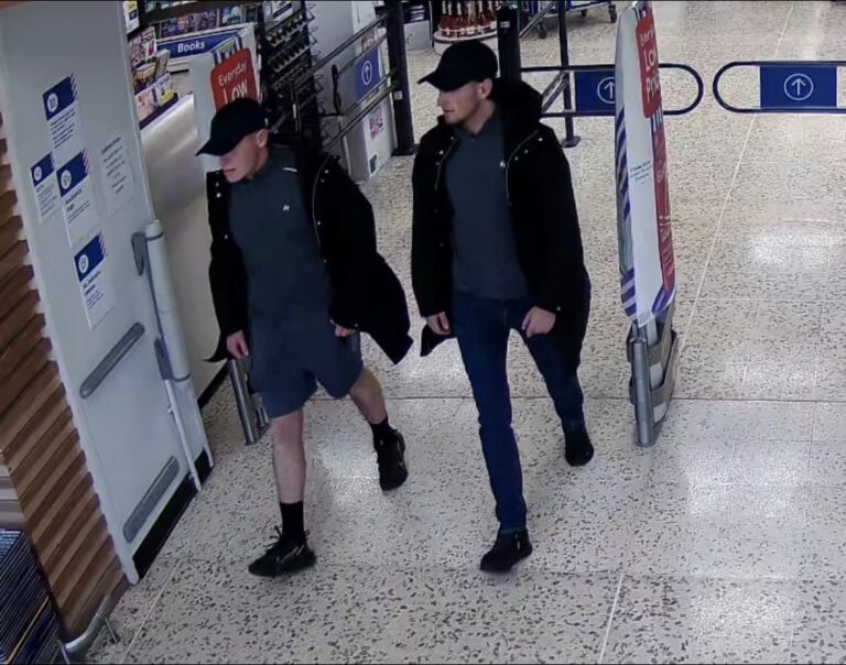 Two Men Sought Following Theft in Ferndown