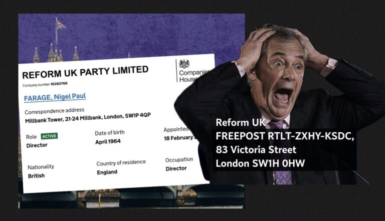 Reform UK Ltd Unmasked Starts Today
