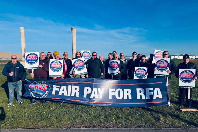 A Navy Sails on its Stomach – Royal Fleet Auxiliary Strikes for Better Pay and Conditions on Portland