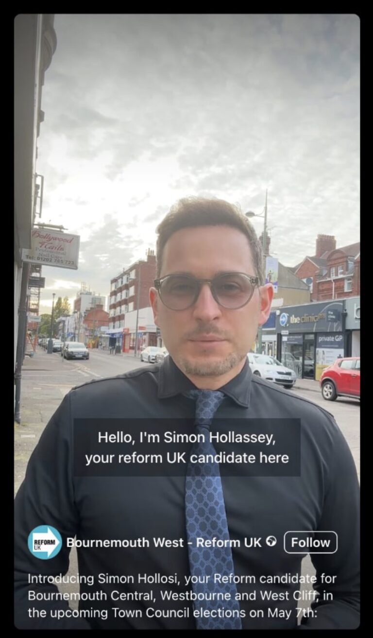 Bournemouth West Reform UK Exposed